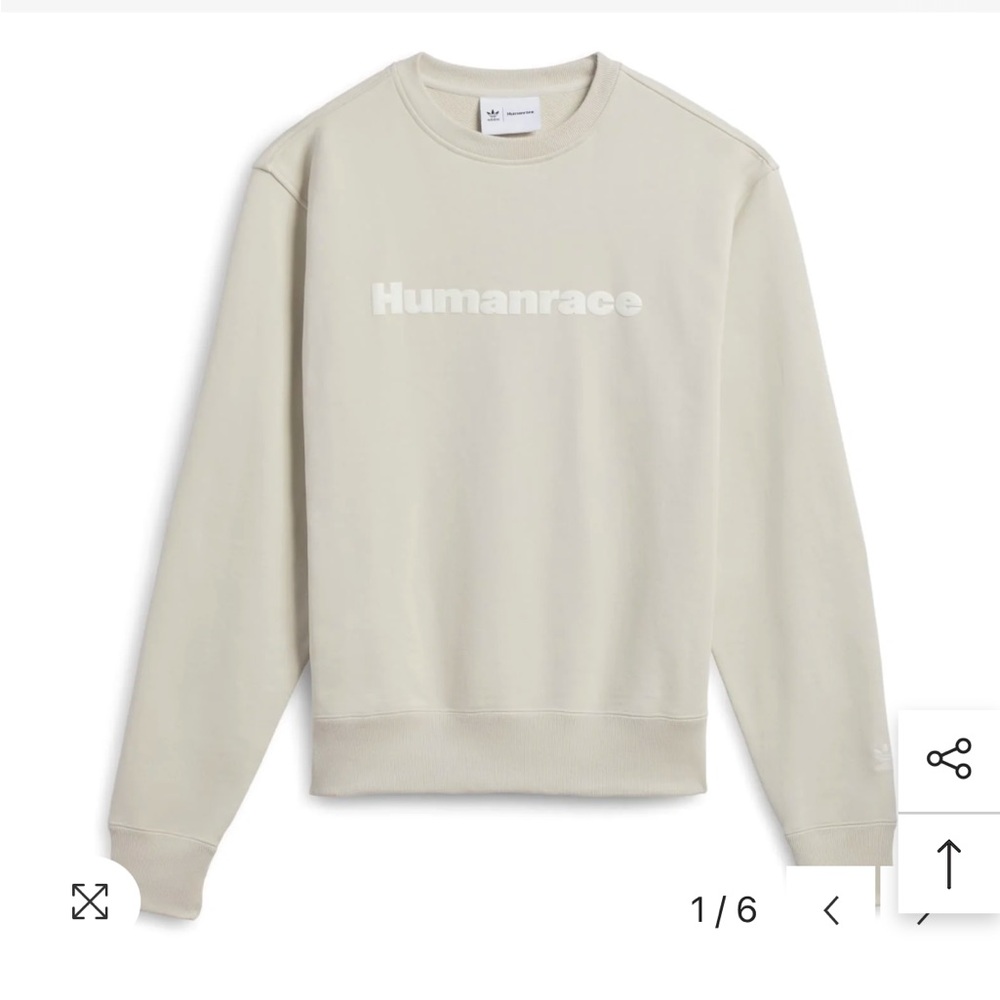 Adidas Originals Unisex Humanrace Crewneck Sweater - Size Small S - BRAND NEW